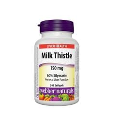 Viên uống bổ gan Webber Naturals Milk Thistle 150mg