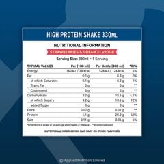 Applied Nutrition High Protein Shake 330ML (Pack 8 chai)