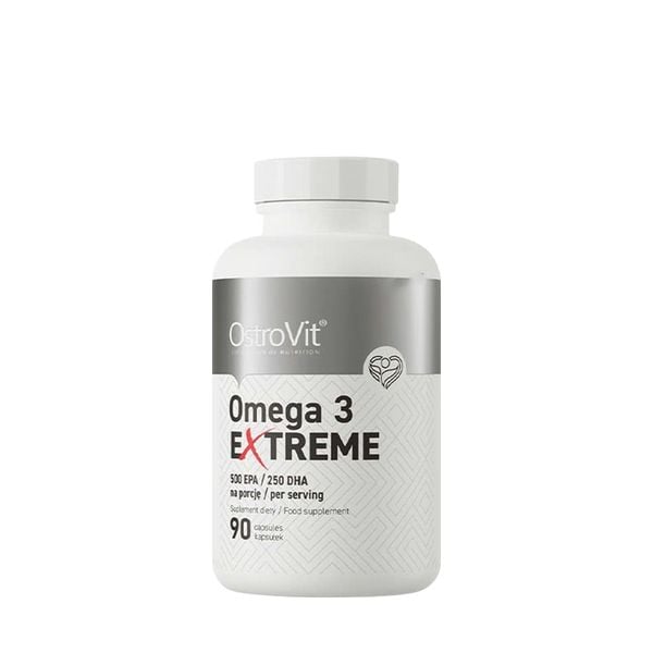 Ostrovit Omega 3 Extreme 90 Viên - EPA/DHA Hàm Lượng Cao