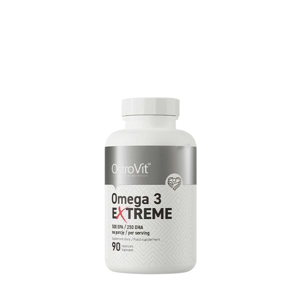 Ostrovit Omega 3 Extreme 90 Viên - EPA/DHA Hàm Lượng Cao