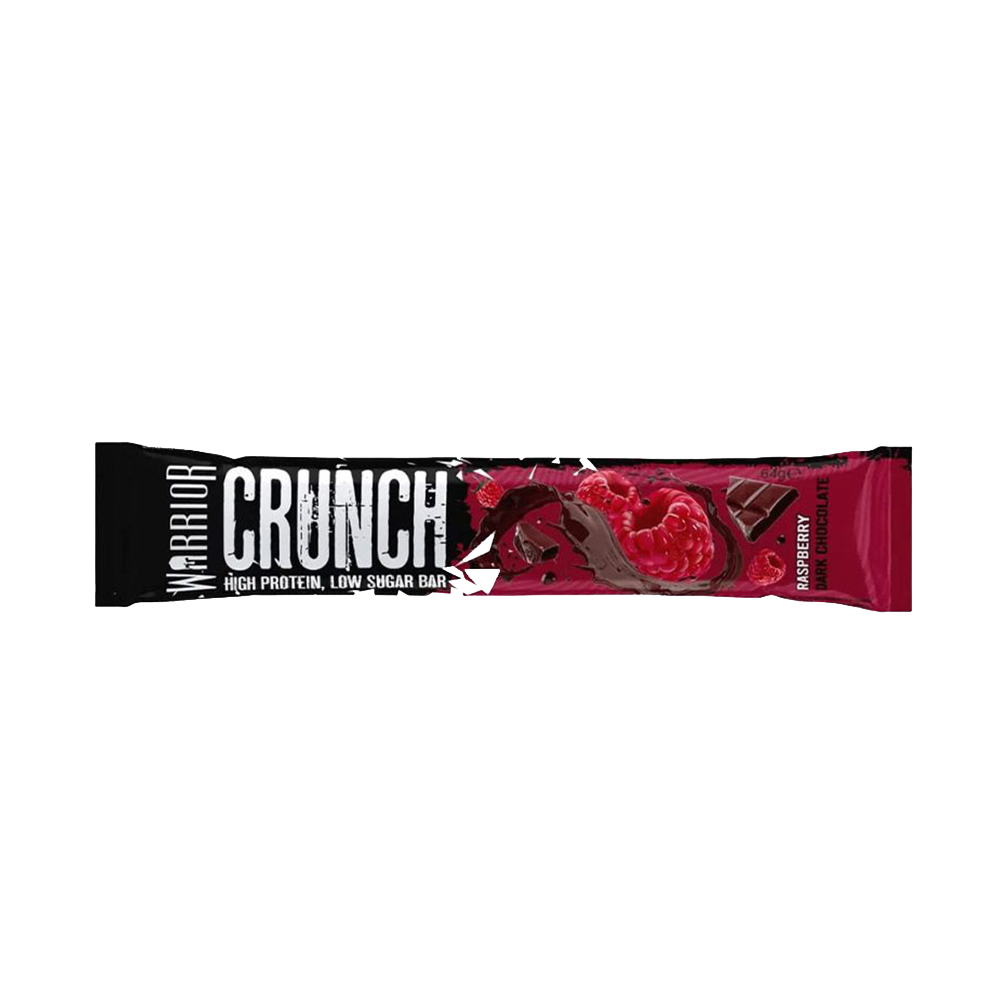 Bánh Protein Bar Warrior Crunch High Protein, Low Sugar Bar  1 Thanh 64g