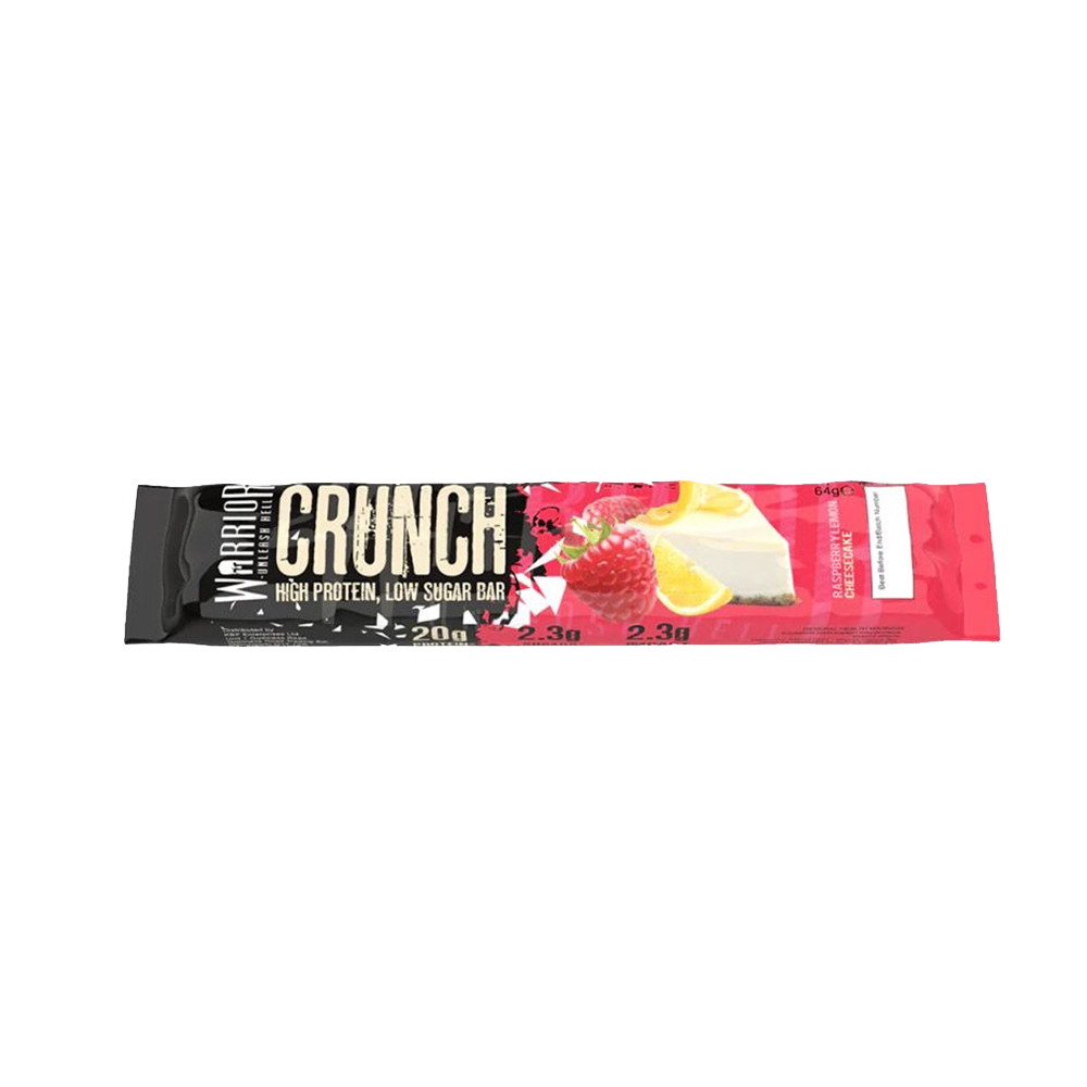 Bánh Protein Bar Warrior Crunch High Protein, Low Sugar Bar  1 Thanh 64g