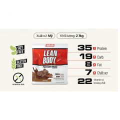 Labrada Lean Body Protein Shake Drink Mix 4.63lbs (2.1kg)