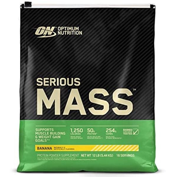 Optimum Nutrition Serious Mass 12LBS (5.4KG) - Giá Tốt Nhất 2025