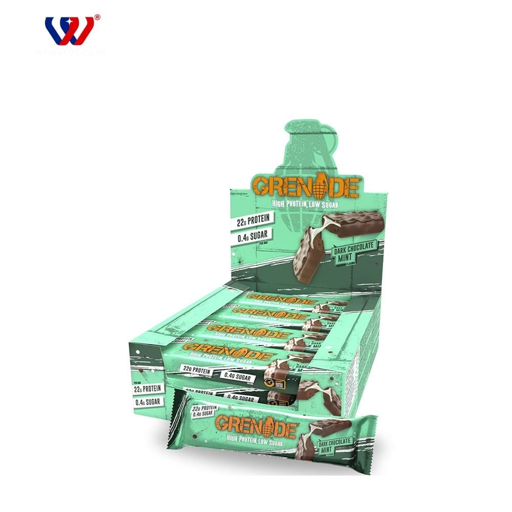Bánh Grenade Protein Bar 60g Hộp 12 Thanh