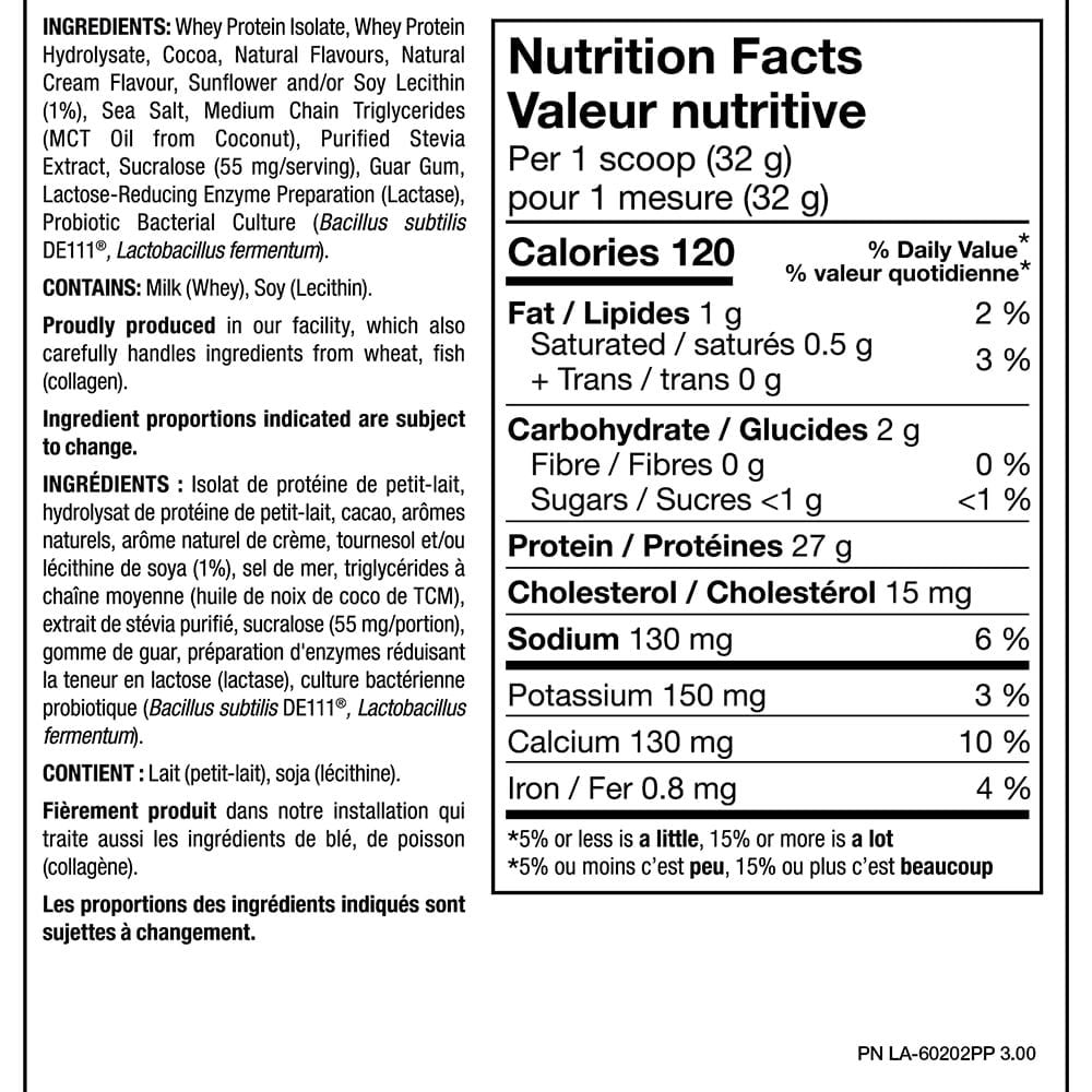 Sữa tăng cơ bắp PVL Iso Gold - Premium Whey Protein, chứa lợi khuẩn Probiotic 2lbs