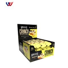 Bánh Protein Bar Warrior Crunch High Protein, Low Sugar Bar 1 Hộp 12 Thanh