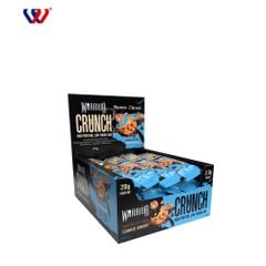 Bánh Protein Bar Warrior Crunch High Protein, Low Sugar Bar 1 Hộp 12 Thanh