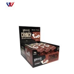 Bánh Protein Bar Warrior Crunch High Protein, Low Sugar Bar 1 Hộp 12 Thanh