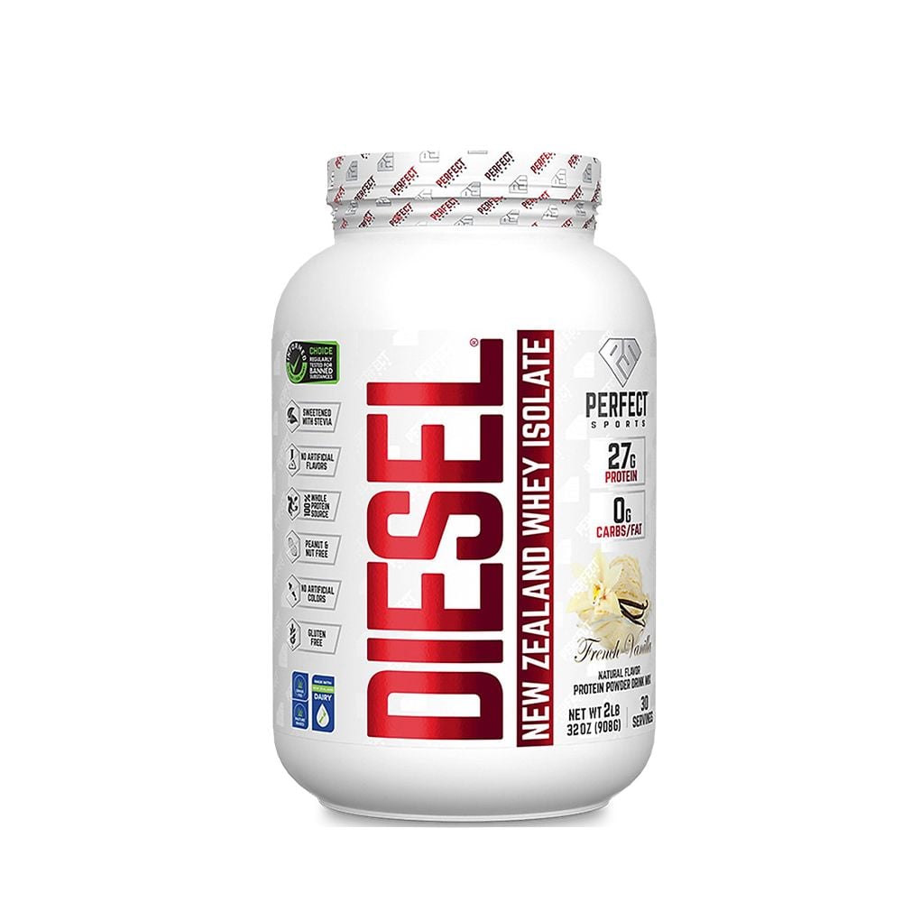 Perfect Sports Diesel NewZealand Whey Isolate 2lbs (30 Servings)