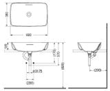  Chậu Rửa Đặt Bàn ToTo PJS06WE#GW 