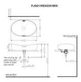  Chậu Rửa Đặt Bàn ToTo PJS01WE#GW 