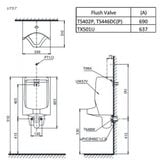  Bồn Tiểu Nam Treo Tường ToTo UT57S#W 