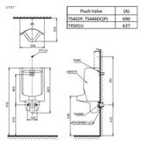  Bồn Tiểu Nam Treo Tường ToTo UT57S#W 