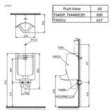  Bồn Tiểu Nam Treo Tường ToTo UT57S#W 