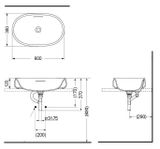  Chậu Rửa Đặt Bàn ToTo PJS05WE#MW 