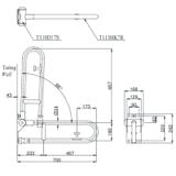  Thanh Tay Vịn ToTo T113HK7R/T110D17S 