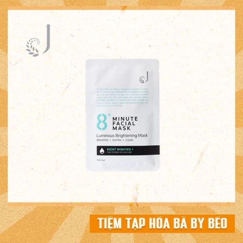 Mặt nạ trắng da 8 phút Jema Rose 8+ Luminous Whitening Mask (7x25ml)