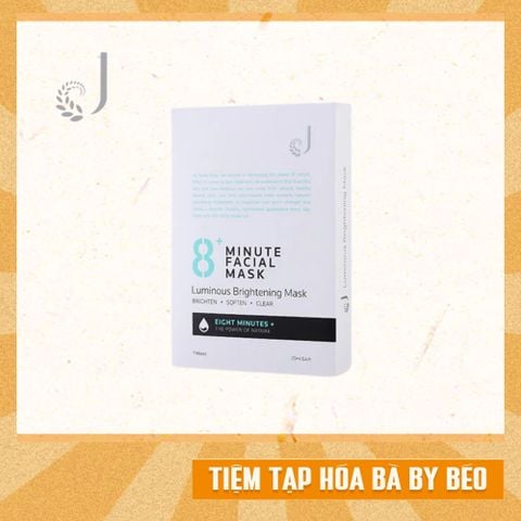 Mặt nạ trắng da 8 phút Jema Rose 8+ Luminous Whitening Mask (7x25ml)