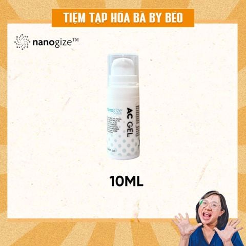 Gel dành cho da mụn thâm Nanogize Ac Gel 30ml và 10 mL