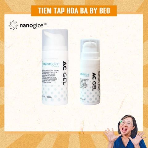 Gel dành cho da mụn thâm Nanogize Ac Gel 30ml và 10 mL