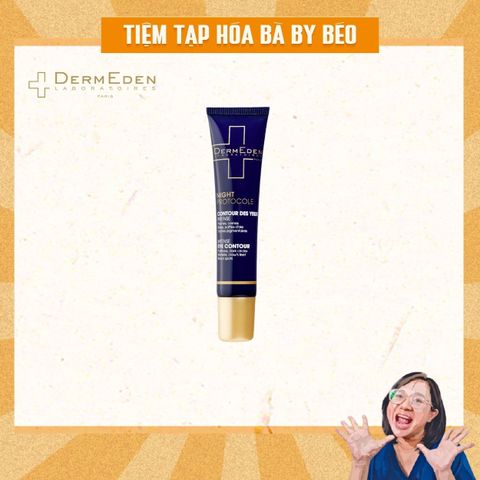 Kem Mắt Mờ Quầng Thâm, Bọng Mắt, Tàn Nhang DermEden Eye Contour 15ml