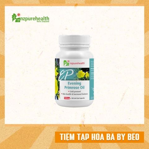 Viên Tinh Dầu Hoa Anh Thảo Ép Lạnh Cân Bằng Nội Tiết Nữ NZPureHealth EPO 100 Viên