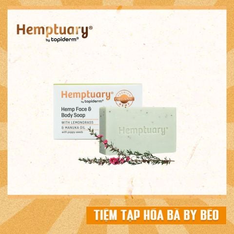 Xà Phòng Rửa Mặt & Cơ Thể Từ Hạt Gai Dầu Hemptuary Face and Body Soap 100g