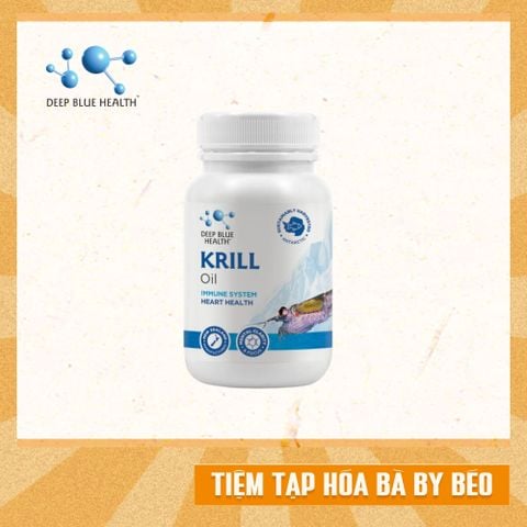 Viên Omega 3 Dầu Nhuyễn Thể Deep Blue Health Krill Oil 60 Viên