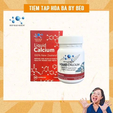 Thực phẩm bảo vệ sức khỏe Liquid Calcium 1500mg soft gel capsules