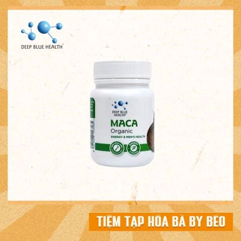 Viên Sâm Maca Peru Organic Hỗ Trợ Sinh Lý Deep Blue Health 60 Viên