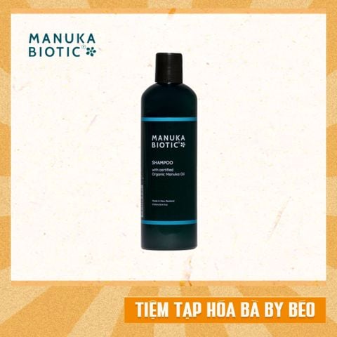 Dầu Gội Giảm Gàu Ngứa, Nấm Da Đầu Manuka Biotic Shampoo 300ml