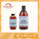 Nước Súc Miệng Keo Ong Organic Nelson Honey Alpine Manuka Giảm Hôi Miệng, Nhiệt Miệng