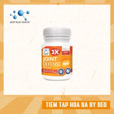 Viên Bổ Khớp Giảm Đau Nhức Deep Blue Health 3x Joint Defense with NEM 60 Viên