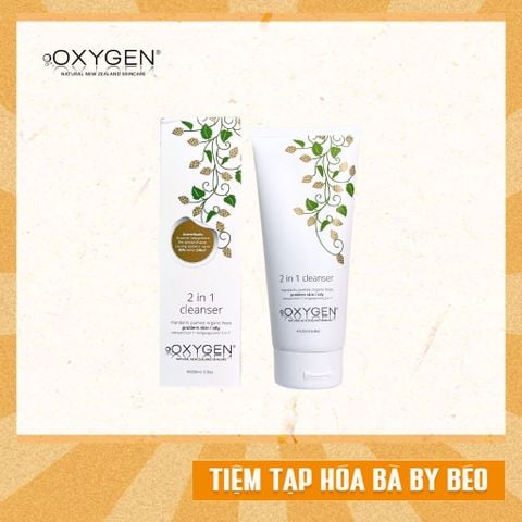 Sữa rửa mặt & Tẩy Tế Bào Chết Cho Da Dầu Mụn Oxygen 2 In 1 Cleanser 200mL