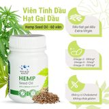 Viên Omega 369 Thuần Chay Từ Hạt Gai Dầu Deep Blue Health Hemp Seed Oil