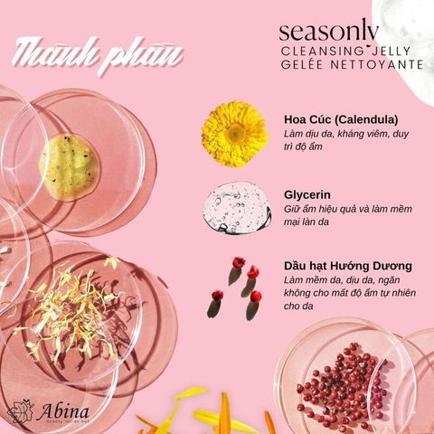 Sữa rửa mặt Seasonly Cleansing Jelly (Gelée Nettoyante) 100ml