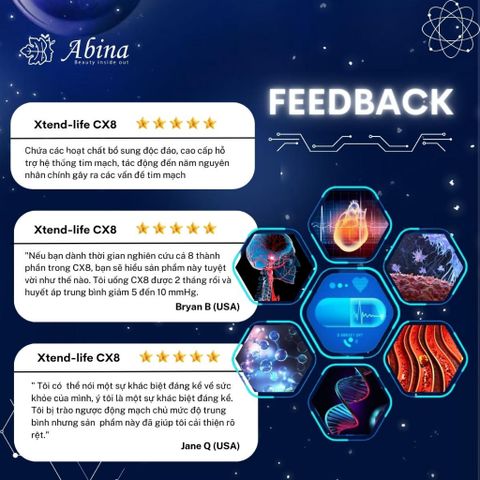 Viên CX8 Hỗ Trợ Tim Mạch, Phục Hồi Sau Đột Quỵ Xtendlife 90 Viên