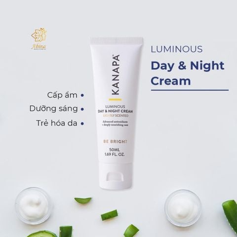 Kem Giảm Sạm Nám, Trắng Đều Màu Da Kanapa Luminous Day & Night Cream 50ml