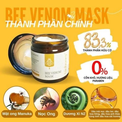 Hũ mặt nạ nọc ong Biohoney Bee Venom Mask Chống Lão Hóa Da