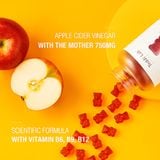 Kẹo Giấm Táo Giúp Kiểm Soát Thèm Ăn Unichi Teddi Lab 60 Viên