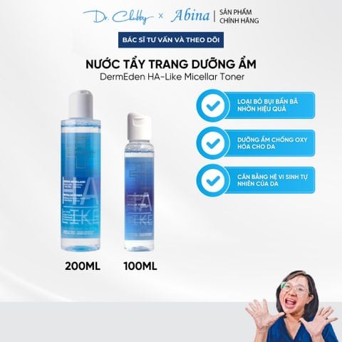 Nước hoa hồng (TONER) HA-LIKE MICELLAR Dermeden 100ml