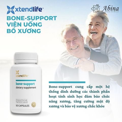 Viên canxi hữu cơ D3K2 tăng chiều cao & mật độ xương Bone Support Xtendlife