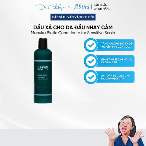 Dầu Xả Tinh Dầu Manuka Ngăn Gãy Rụng, Phục Hồi Hư Tổn Manuka Biotic 300ml