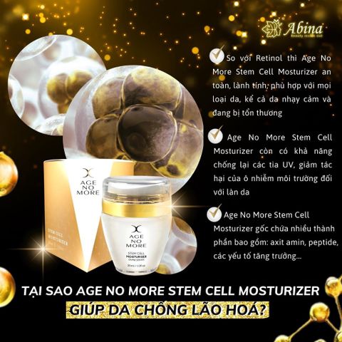 Kem Trẻ Hóa Da Cấp Ẩm, Mờ Nếp Nhăn Age No More Moisturiser 30mL
