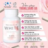 Viên Uống Sáng Da, Giảm Mùi Hôi Deep Blue Health PRO CELLULAR WHITE 60 Viên