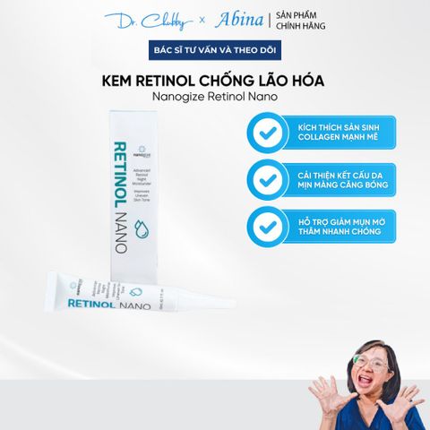 Retinol 0.5 Bọc Chống Lão Hóa, Giảm Sạm Nám Nanogize Retinol Nano 20mL