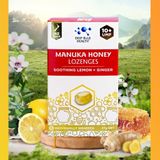 Kẹo Ngậm Mật Ong Manuka UMF 10+ Deep Blue Health Chanh & Gừng 6 Viên