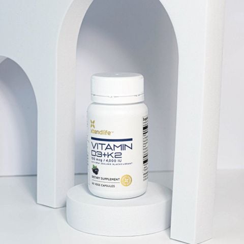 Viên uống bổ sung Vitamin D3 K2 Xtend-Life Vitamin D3+K2 60 viên