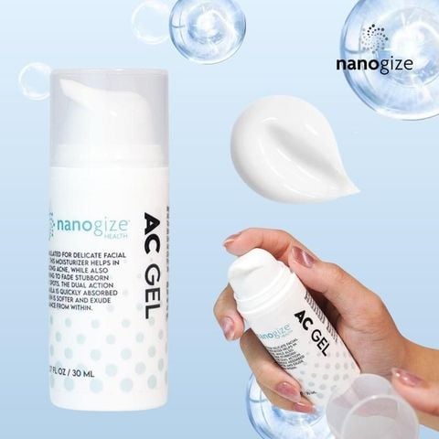 Gel dành cho da mụn thâm Nanogize Ac Gel 30ml và 10 mL
